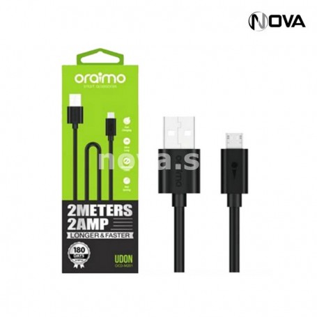 Oraimo Cable Chargeur Micro USB 2M M201