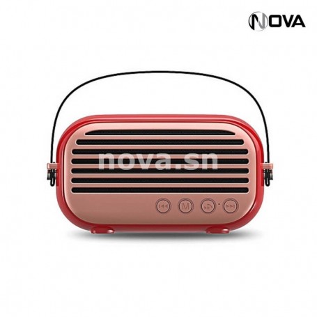 Speaker Haut Parleur Bluetooth USB Radio FM NR3000 Red
