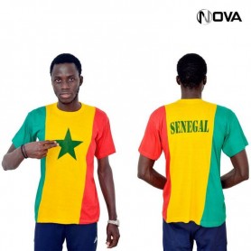 Tshirt Senegal drapeau TSH161