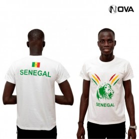 Tshirt Senegal blanc TSH164