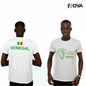 Tshirt Senegal blanc TSH165