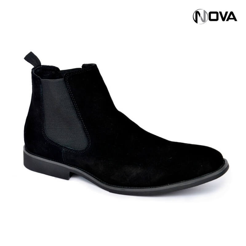 bottines chelsea en daim