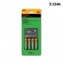 4 Piles Rechargeables AA Kodak Avec Chargeur PBK203