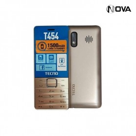 Téléphone Tecno T454 Dual Sim Radio FM Gold