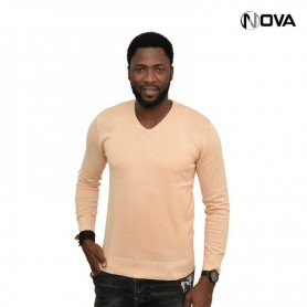 Pull Uni Pour Homme en coton Col V PUL91