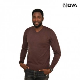 Pull Uni Pour Homme en coton Col V PUL108