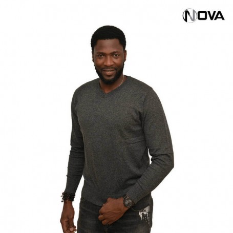 Pull Uni Pour Homme en coton Col V PUL112