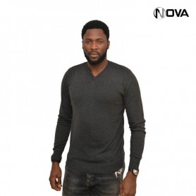 Pull Uni Pour Homme en coton Col V PUL114