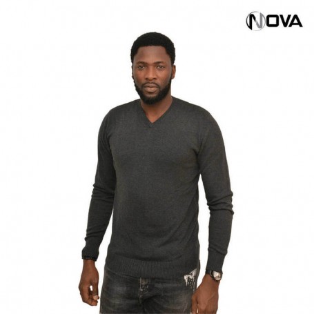 Pull Uni Pour Homme en coton Col V PUL114