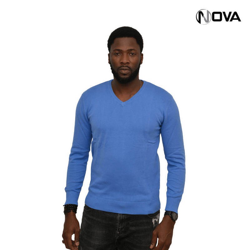 Pull Débardeur Homme En Laine - Col V, Sans Manches, Uni - Pour Automne/Hiver, Style Décontracté