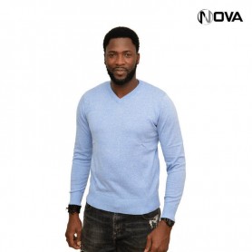 Pull Uni Pour Homme en coton Col V PUL118
