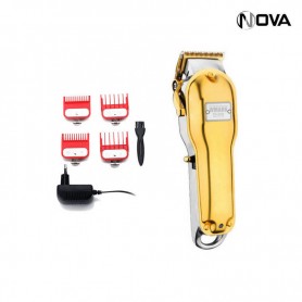 WMARK kit barbier Metal LED Tondeuse Cheveux Rechargeable NG2020 Gold