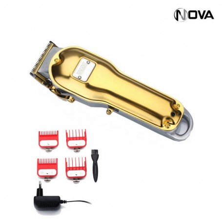 WMARK kit barbier Metal LED Tondeuse Cheveux Rechargeable NG2019 Gold