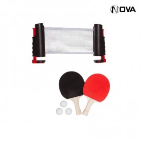Ensemble Raquettes Ping Pong Filet et Balles SPT1