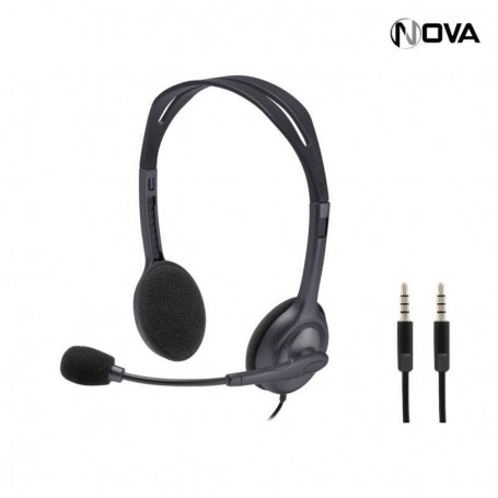 Casque filaire Logitech Double Prise Jack avec micro antiparasite H110