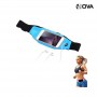 Ceinture Banane de Sport Running Etanche Ajustable Bleu SPT53