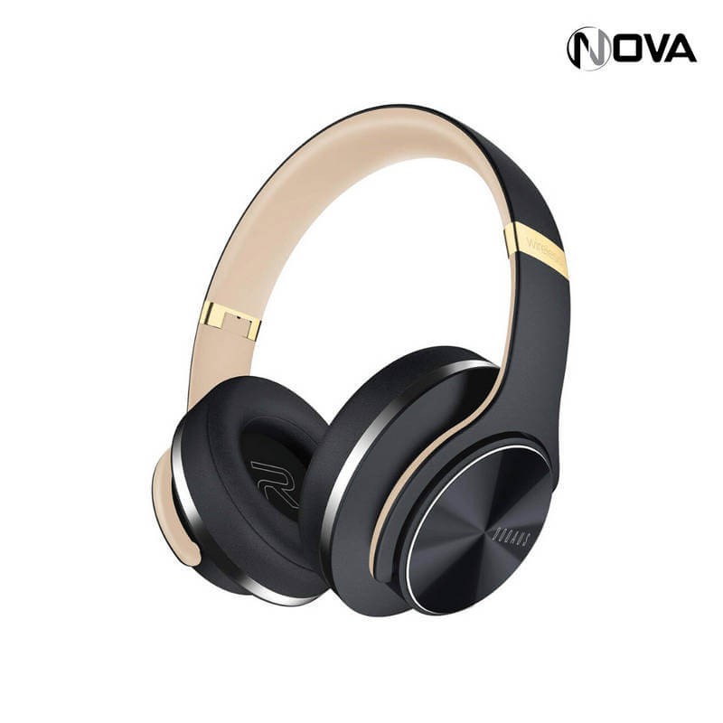 Casque DOQAUS sans fil Bluetooth et Filaire Pliables son stéréo
