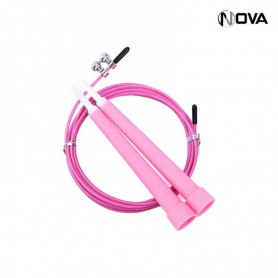 Corde à Sauter Professionnel Ajustable Rose SPT182