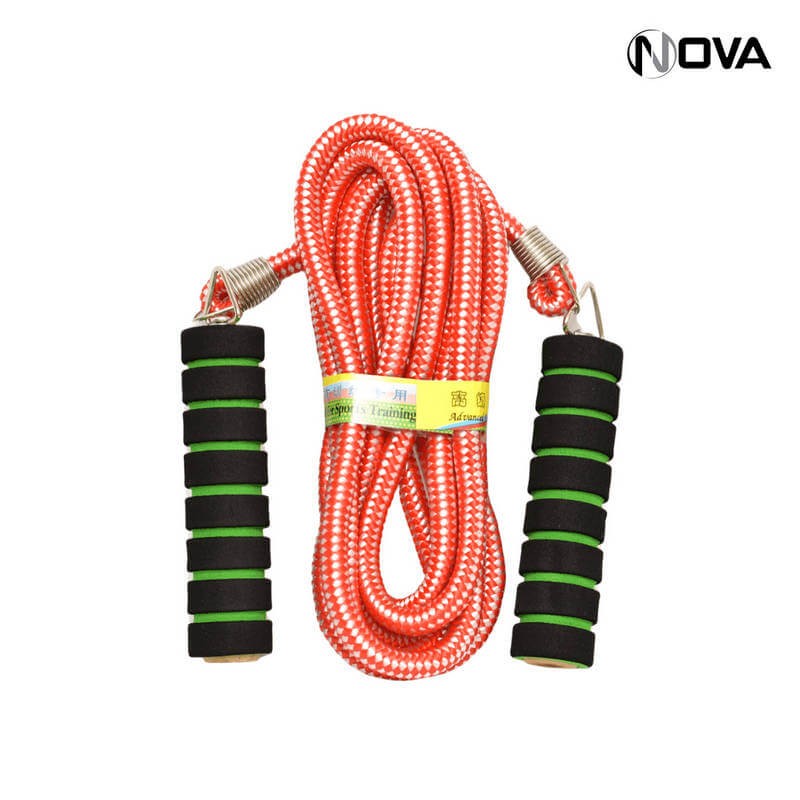 Corde à Sauter Fitness Sport Manche en Mousse pour plus de confort