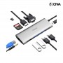 Adaptateur Wiwu 11 en 1 avec USB C RJ45 HDMI VGA 4USB ALPHA