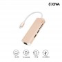 Adaptateur Hub USB C Ethernet 5 en 1 Wiwu WT4