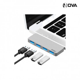 Adaptateur Hub USB type C 4 en 1 Wiwu T6S