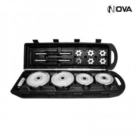 Jeu haltères de 50 KG avec valise avec roues SPT230