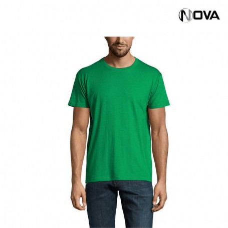 Tshirt Uni SOLS Coton Premium Col Rond Vert Prairie TSH426