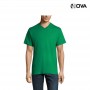 Tshirt Uni SOLS Coton Premium Col V Vert Prairie TSH427