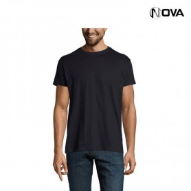 Tshirt Uni SOLS Coton Premium Col Rond Marine TSH430