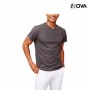Tshirt Uni SOLS Coton Premium Col V Gris Fonce TSH437