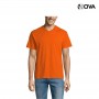 Tshirt Uni SOLS Coton Premium Col V Orange TSH439