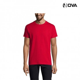 Tshirt Uni SOLS Coton Premium Col Rond Rouge TSH440