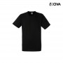 Tshirt Uni Fruit Of The Loom Coton Soft Premium Col Rond Noir TSH449