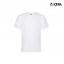 Tshirt Uni Fruit Of The Loom Coton Soft Premium Col Rond Blanc TSH450