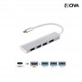 Adaptateur USB-C 4 en 1 avec Sortie HDMI 4K 3 Ports USB 3.0 HUB5