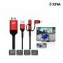 Adaptateur Cable HDTV 3 en 1 Smartphone vers TV HUB7