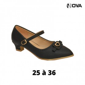 Chaussure Enfant Talon Avec Strass CDF239