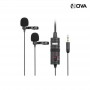 Boya Universal Double Microphone Lavalier Smartphone Caméscopes M1DM