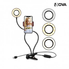 Trepied Smartphone Avec Lumière Professional Live Stream PLS1