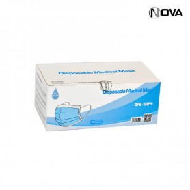 Boite de 50 Masques Chirurgicaux Certifiés 3 Plis Filtration HGN111