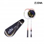 Ensemble 2 Raquettes Badminton avec Sac Rangement SPT338