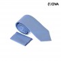 Ensemble Cravate Mouchoir De Poche Premium Bleu ciel CVT259