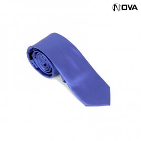 Cravate unie bleue ciel CVT12