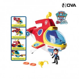 PAW Patrol Vehicule transformable Son lumiere lancement bouees GME59