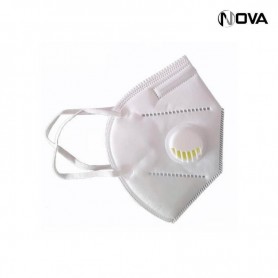 Masque KN95 Protection Respiratoire 5 Couches Valve Doux Confortable Blanc HGN115