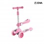 Trottinette 3 Roues Fille 2 en 1 Antiderapant Guidon Ajustable GME66