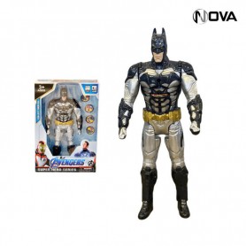 Figurine Batman 30CM Super Hero Avec Son Lumiere Frisbee GME79