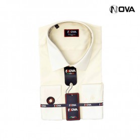 Chemise Homme Blanc Casse Manches Longues Haut de Gamme CHM701