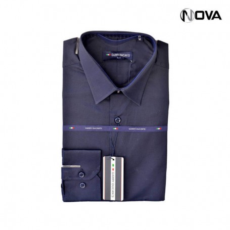 Chemise Unie Homme Manches Longues CHM723